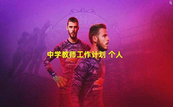 中学教师工作计划 个人